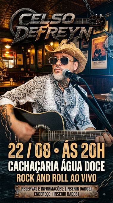 Show realizado — 22/08, Cachaçaria Água Doce